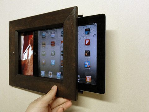 Repurposed screen in a workspace